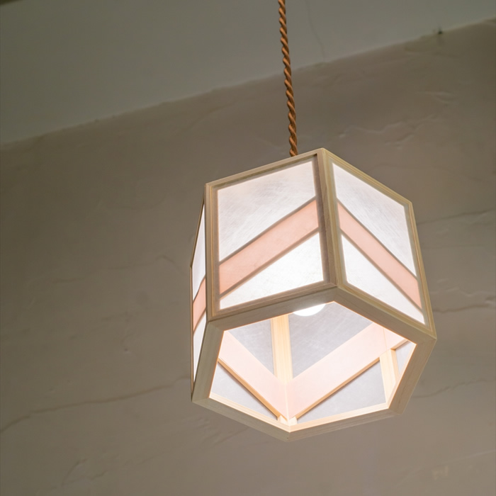 新洋電気 コンビネーションランプ ペンダントライト 湊 sou 不織布+桜 AP864-I