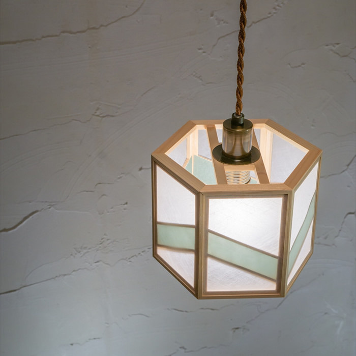 新洋電気 コンビネーションランプ ペンダントライト 湊 sou 不織布+利休鼠 AP864-J