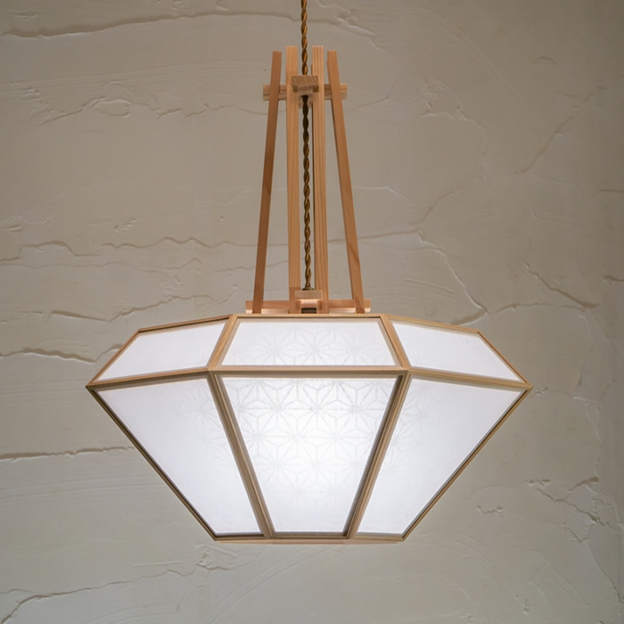 新洋電気 ペンダントライト 洛 raku-L 麻の葉 AP873-A