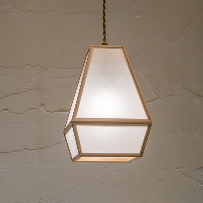 新洋電気 ペンダントライト 洛 raku-S 麻の葉 AP874-A