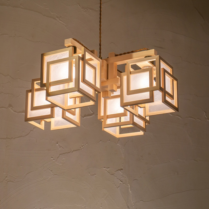 ペンダントライト AP880-A コンビネーションランプ シャンデリア 旬 ミニ ペンダントライト 新洋電気 和風照明 和室 おしゃれ