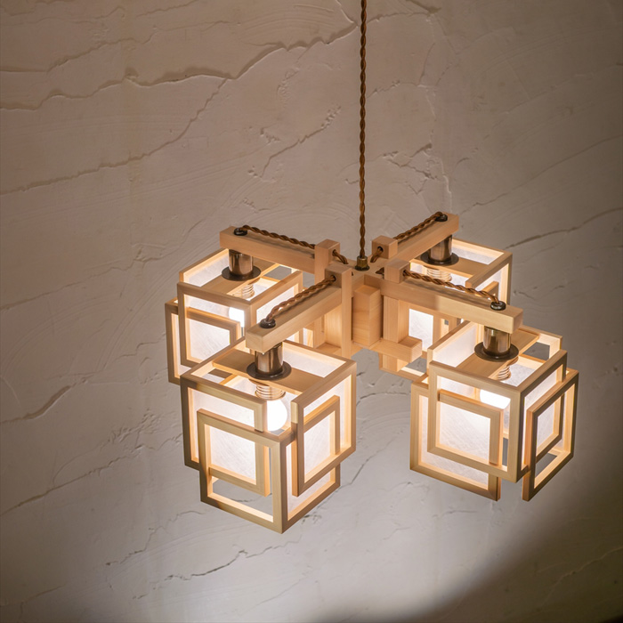 ペンダントライト AP880-A コンビネーションランプ シャンデリア 旬 ミニ ペンダントライト 新洋電気 和風照明 和室 おしゃれ