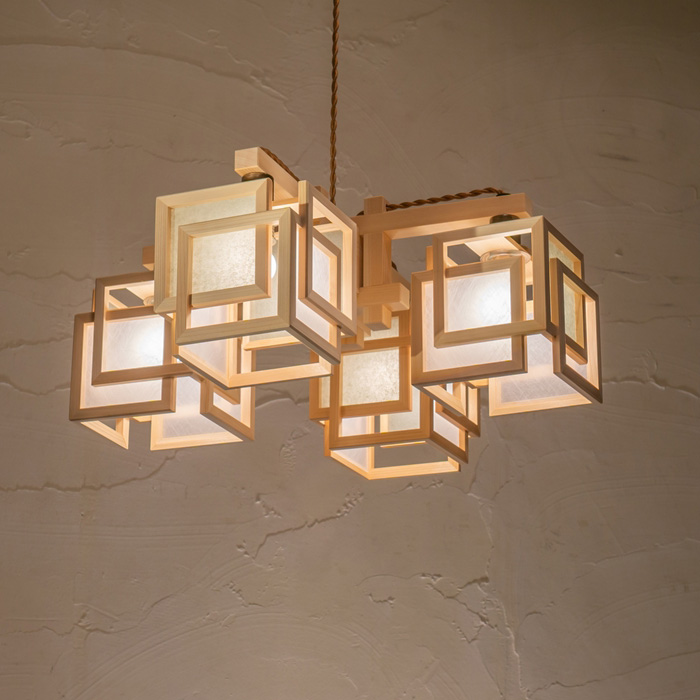 ペンダントライト AP880-B コンビネーションランプ シャンデリア 旬 ミニ ペンダントライト 新洋電気 和風照明 和室 おしゃれ