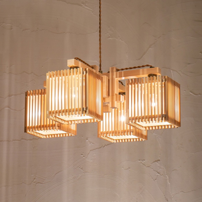 ペンダントライト AP882 コンビネーションランプ シャンデリア 冊 ペンダントライト 新洋電気 和風照明 和室 おしゃれ