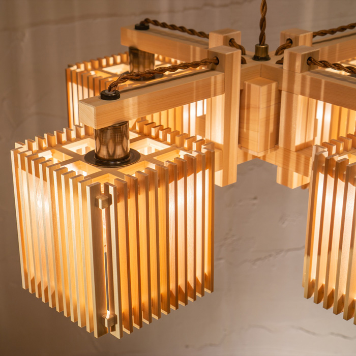 ペンダントライト AP882 コンビネーションランプ シャンデリア 冊 ペンダントライト 新洋電気 和風照明 和室 おしゃれ