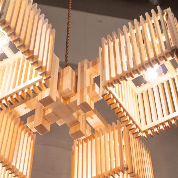 ペンダントライト AP882 コンビネーションランプ シャンデリア 冊 ペンダントライト 新洋電気 和風照明 和室 おしゃれ