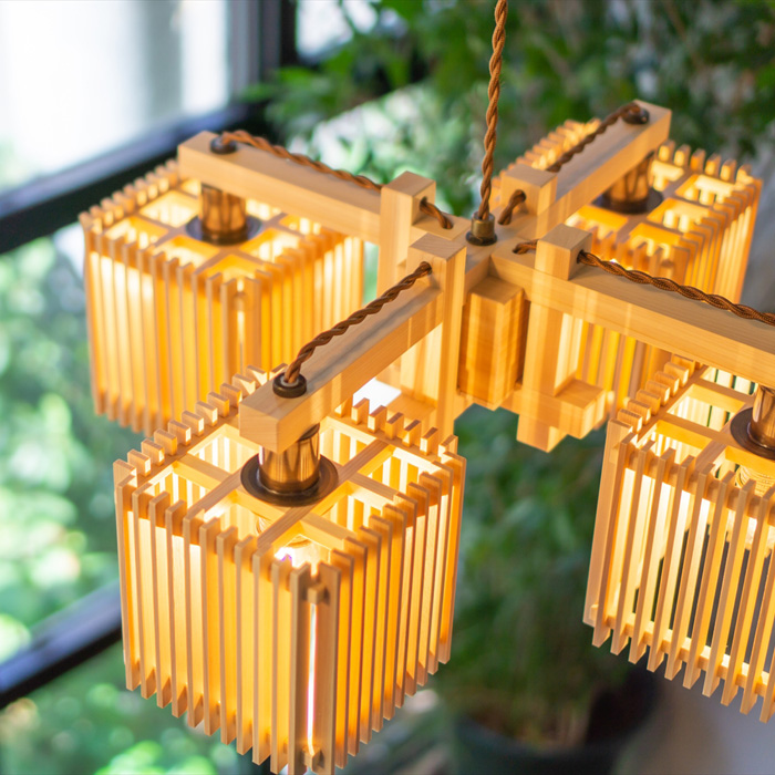 ペンダントライト AP882 コンビネーションランプ シャンデリア 冊 ペンダントライト 新洋電気 和風照明 和室 おしゃれ