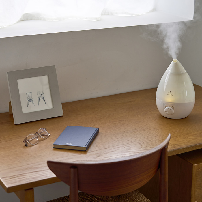 アピックス 超音波式アロマ加湿器 SHIZUKU mini ASZ-150-WH ソイミルク APIX INTL