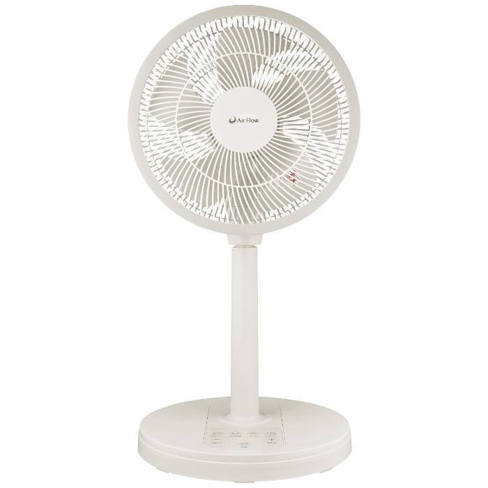 エアフロー 扇風機 DCモーター搭載 上向き 90度対応 羽サイズ30cm AW-DC30590 ライトベージュ
