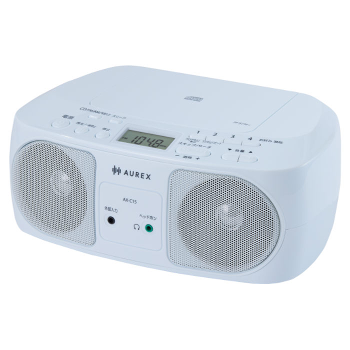 東芝 CDラジオ AX-C15-W ホワイト ワイドFM