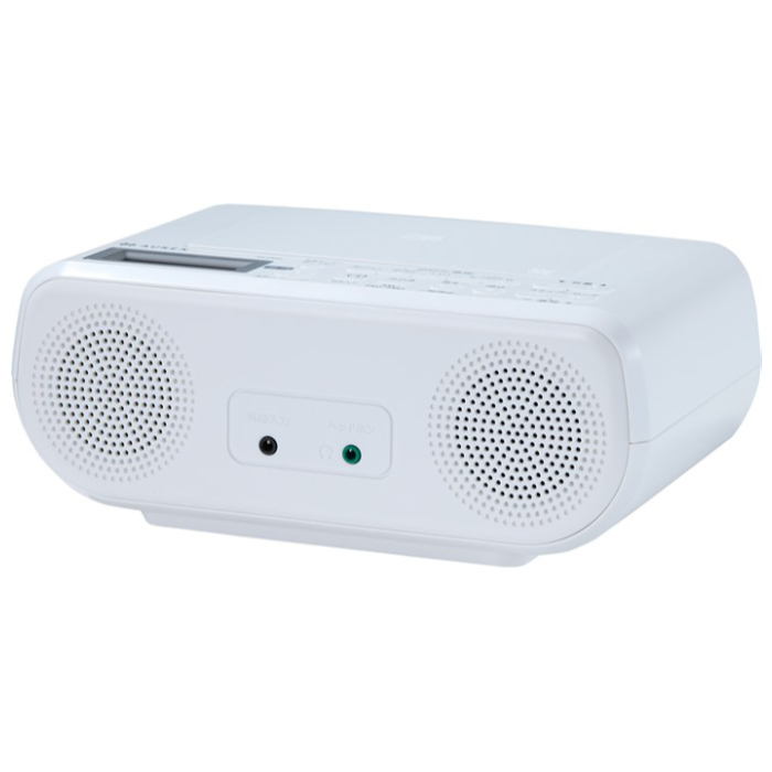 東芝 CDラジオ AUREX 声くっきり機能搭載 語学学習 AX-CR30-W ホワイト