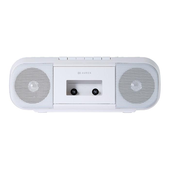東芝 CDラジオカセットレコーダー AX-KCR60-W ホワイト ワイドFM 声くっきり CDラジカセ