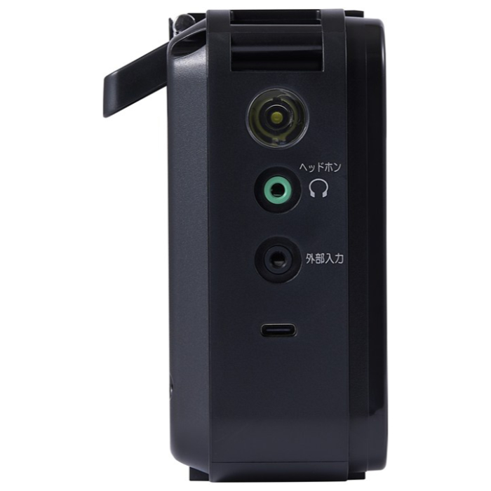 東芝 AM FM ホームラジオ AUREX LEDライト付き デカ文字 バックライト液晶 AX-SHR70-K ブラック