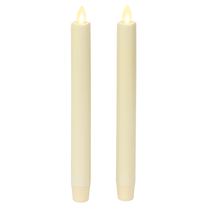 LEDキャンドル LUMINARA ルミナラ テーパー2本セット B03100000IV カメヤマ株式会社