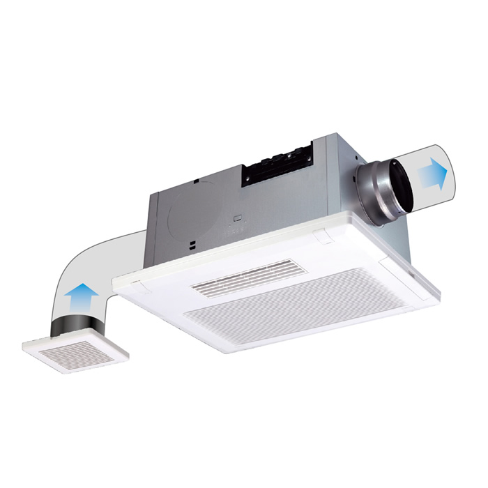 高須産業 浴室換気乾燥暖房機 100V 2室換気タイプ 電動ダンパー付き BF-532SJD