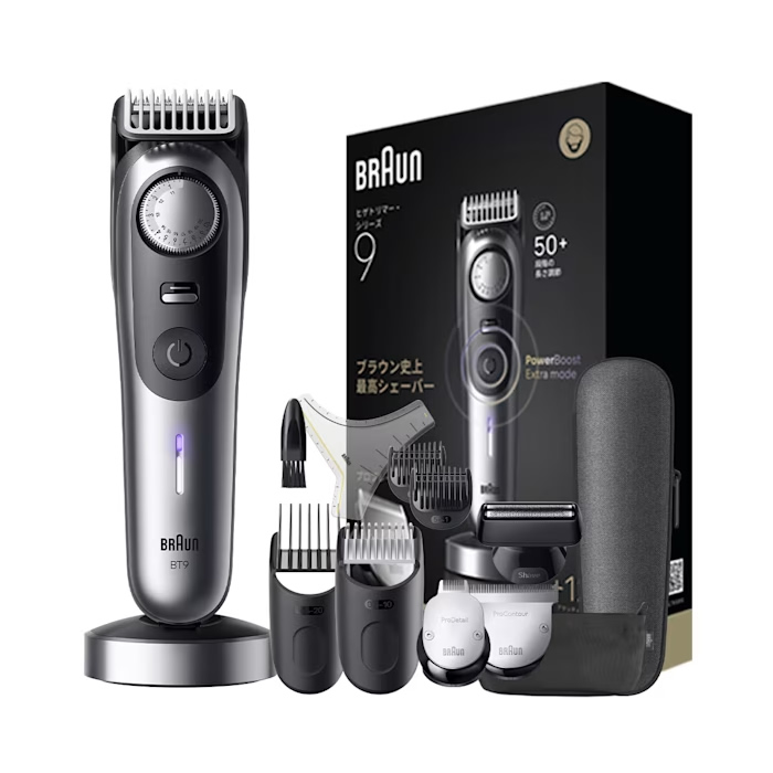 ブラウン メンズグルーミング ヒゲトリマー シリーズ9 BT9560 BRAUN