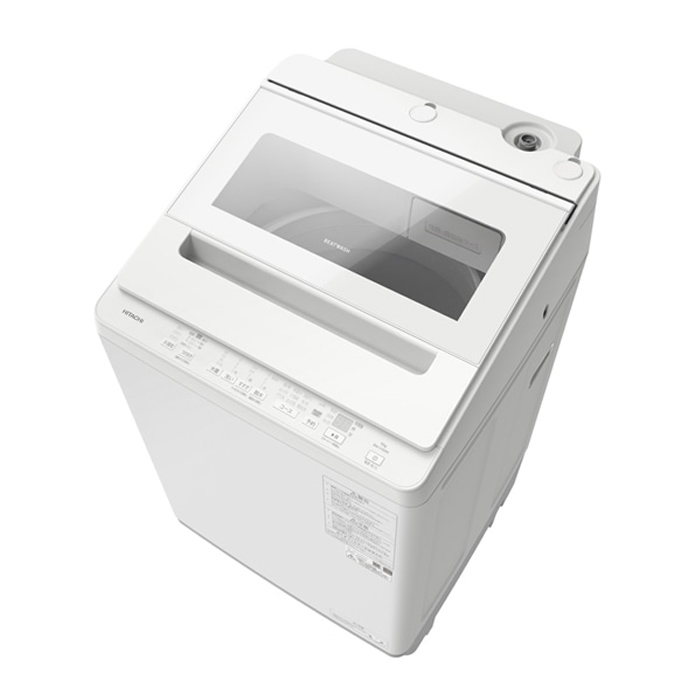 日立 全自動洗濯機 10kg ビートウォッシュ BW-V100M-W ホワイト