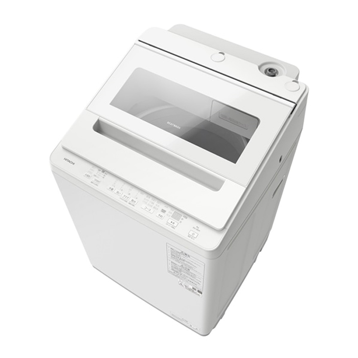 日立 全自動洗濯機 8kg ビートウォッシュ BW-V80M-W ホワイト