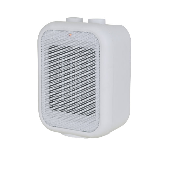 おおたけ セラミックヒーター 600W 温調付きミニセラミックヒーター CE-G626-W ホワイト