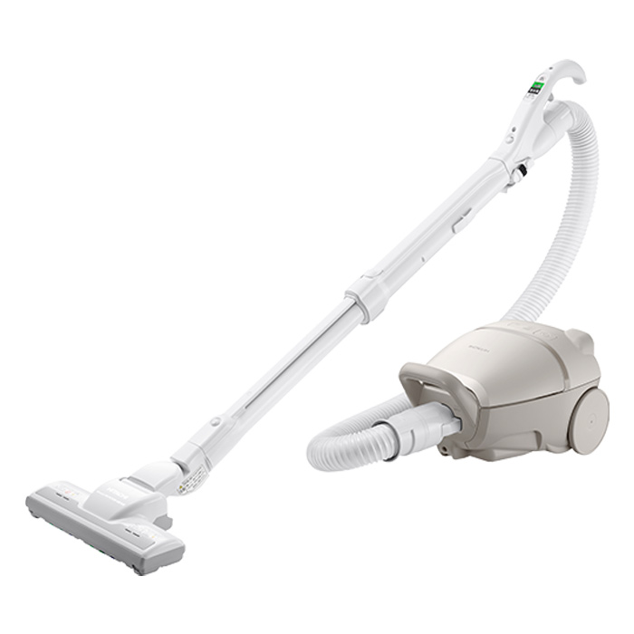 日立 掃除機 紙パック式 クリーナー かるパック キャニスター CV-KP90M-C ベージュ