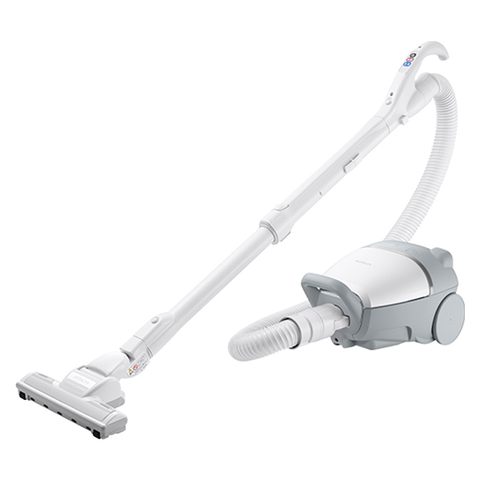 日立 掃除機 紙パック式 クリーナー かるパック キャニスター CV-KV70M-W ホワイト