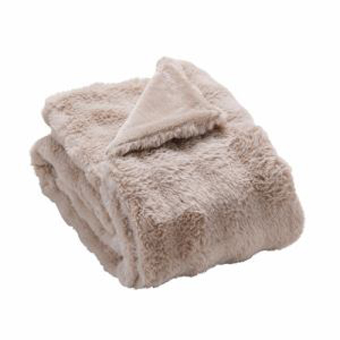 広電 電気敷毛布 室温センサー機能搭載 ファー素材 グレイジュ CWA401B-CM 電気毛布 しきタイプ ふわもこファー