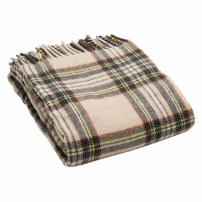 広電 電気ひざ掛け毛布 ベージュ タータンチェック柄 CWN161H-CC 電気ひざかけ毛布 160サイズ