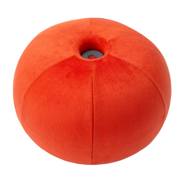 ストレッチパートナー ハグスフィア D-0070-4176-01 オレンジレッド ドリーム プロイデア 球体型 振動ストレッチアイテム