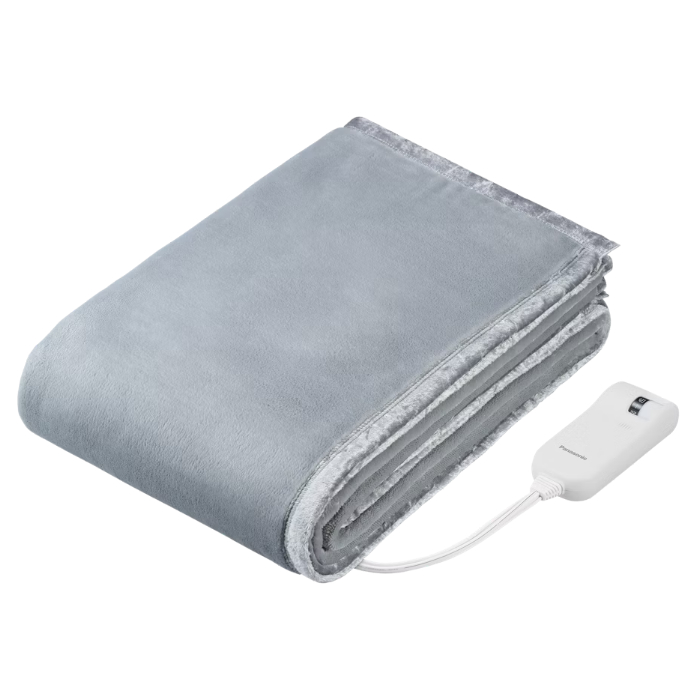 パナソニック 電気毛布 掛け敷き兼用 約188×137cm シングルM 電気かけしき毛布 DB-RMH11M-H グレー