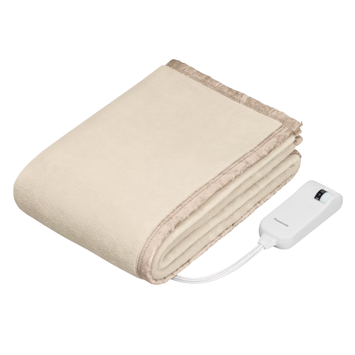 パナソニック 電気毛布 敷き 約160×85cm シングルLS 電気しき毛布 DB-UM5LS-C ベージュ