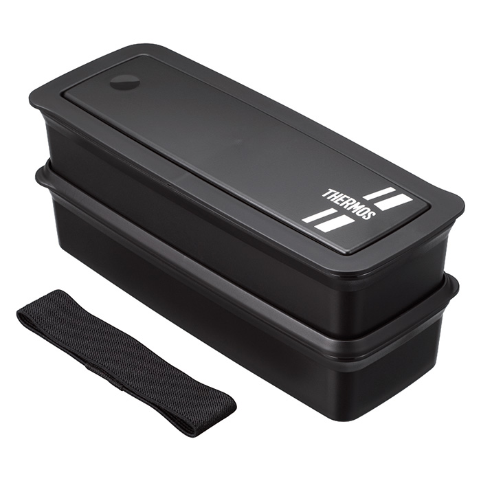 サーモス フレッシュランチボックス 980ml ブラックシルバー DJS-981W-BKSL 弁当箱