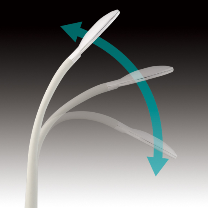 ジェントス Lumillionシリーズ 眼のことを考えたデスクライト DK-R255WH