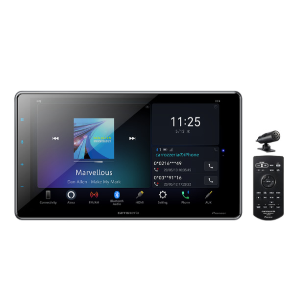 パイオニア カロッツェリア カーオーディオ 9V型ディスプレイ 1Dメインユニット DMH-SF700