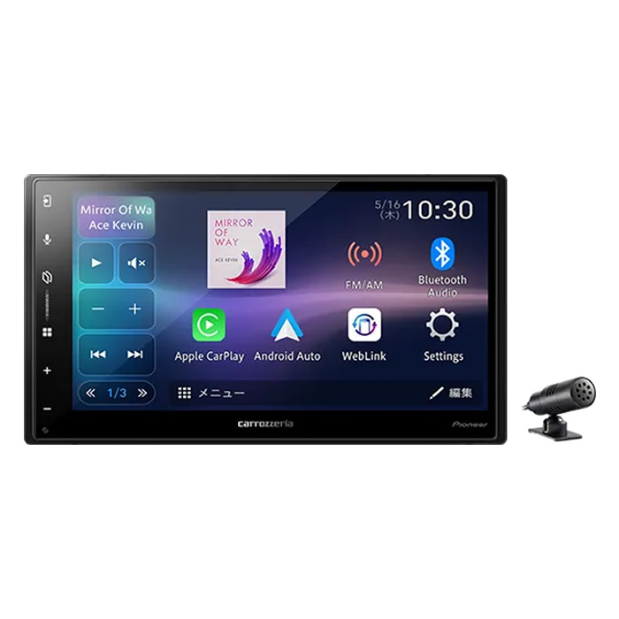 パイオニア カロッツェリア カーオーディオ 6.8V型ワイドディスプレイ 2Dメインユニット DMH-SZ500