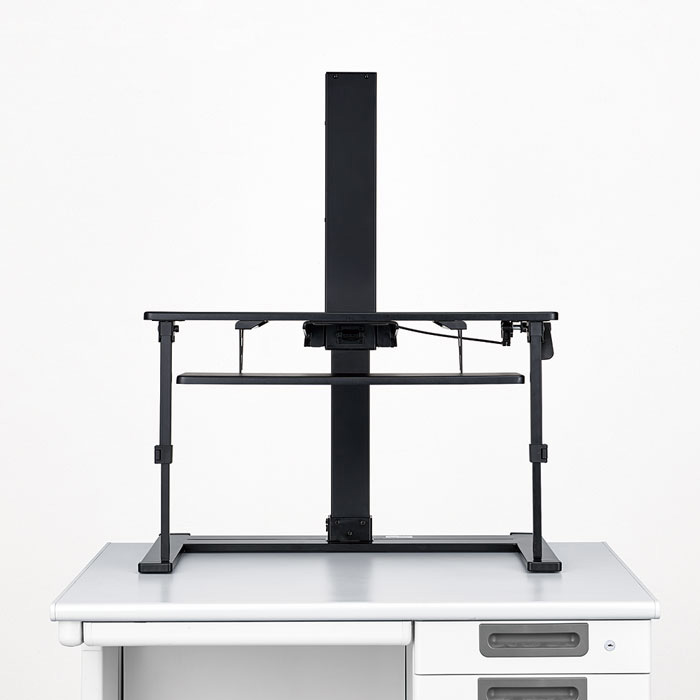 キングジム デスク用昇降台 DSK10-BK ブラック