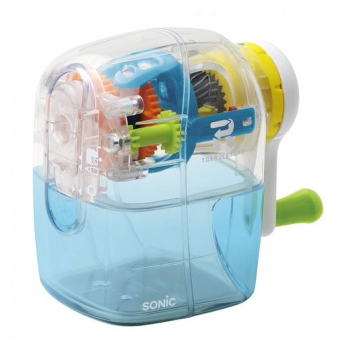 ソニック トガリターン 手動鉛筆削り EK-4297-T 透明 SONiC