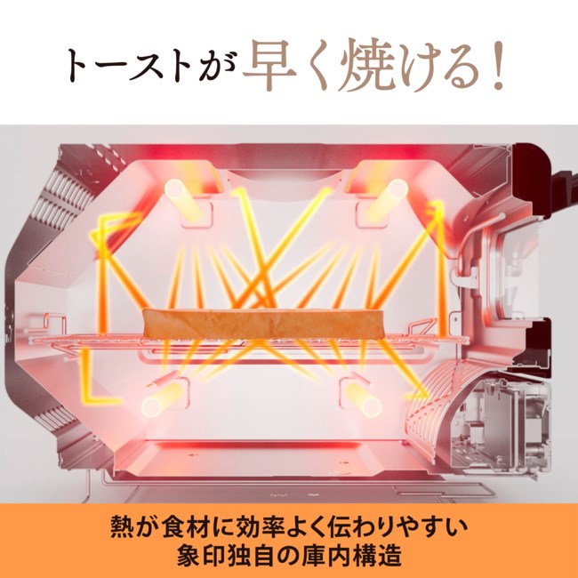 象印 オーブントースター こんがり倶楽部 EQ-Hシリーズ マイコン自動タイプ EQ-HM30-BA ブラック