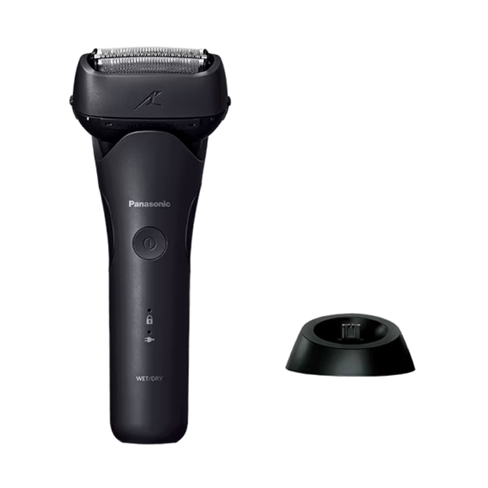 パナソニック メンズシェーバー 3枚刃 ラムダッシュ3 ACアダプター充電 充電スタンド付き ES-L341W-K ブラック