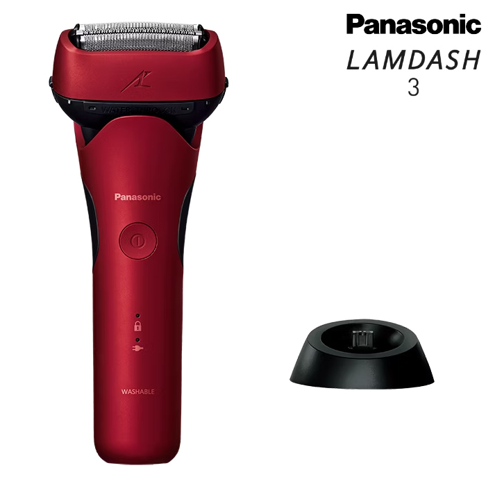 パナソニック メンズシェーバー ラムダッシュ 3枚刃 LAMDASH 3 ES-L342D-R レッド Panasonic