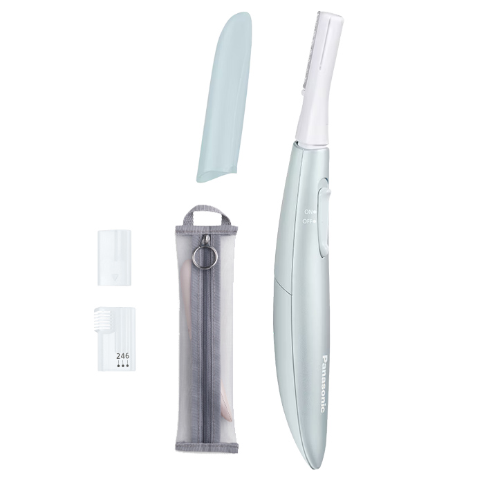 パナソニック フェイスシェーバー フェイスフェリエ マユカバー・マユコーム付き ES-WF63-A ブルー