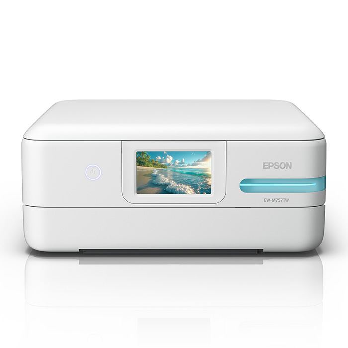 エプソン インクジェットプリンター エコタンク搭載モデル A4対応 EW-M757TW ホワイト EPSON