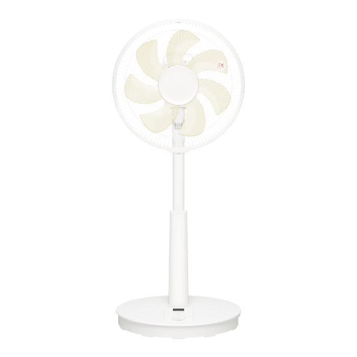 パナソニック 扇風機 リビング扇 1/f ゆらぎ F-C324D-W ホワイト リモコン付