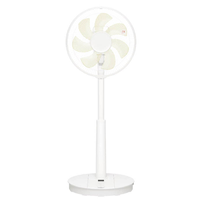 パナソニック 扇風機 リビング扇 1/f ゆらぎ DCモーター F-C337D-W ホワイト リモコン付