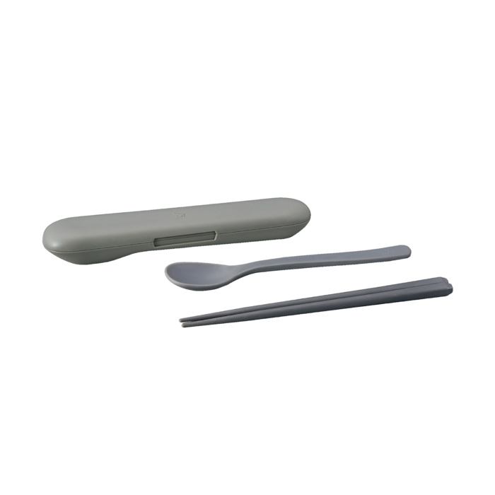 象印 カトラリーセット スプーン ハシ ケース付き FC-AA01-HM クラウドグレー