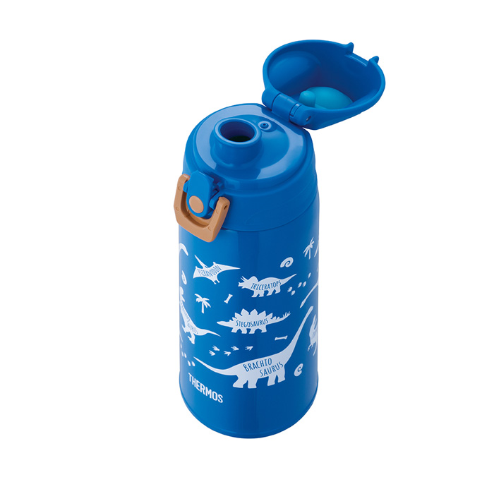 サーモス 真空断熱2ウェイボトル 600ml ブルーブラウン FJJ-602WF-BLBW 水筒 スポーツボトル