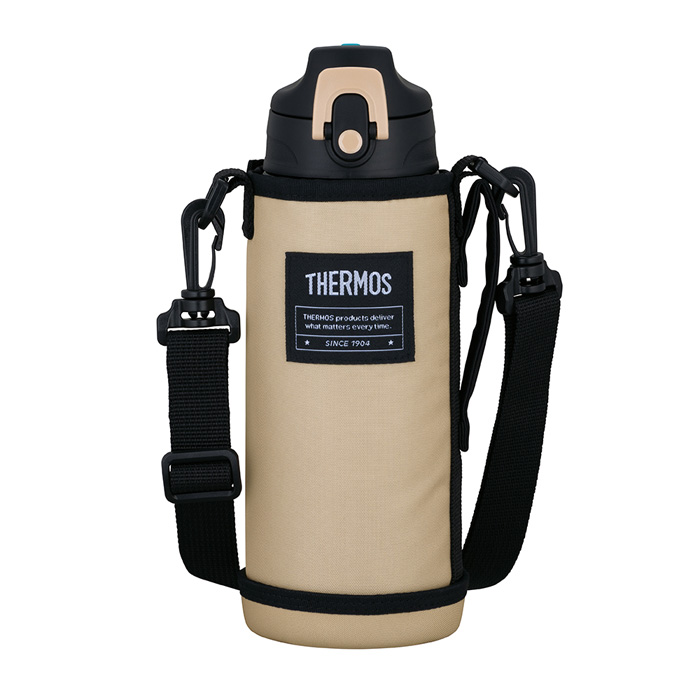 サーモス 真空断熱2ウェイボトル 800ml ベージュブラック FJJ-802WF