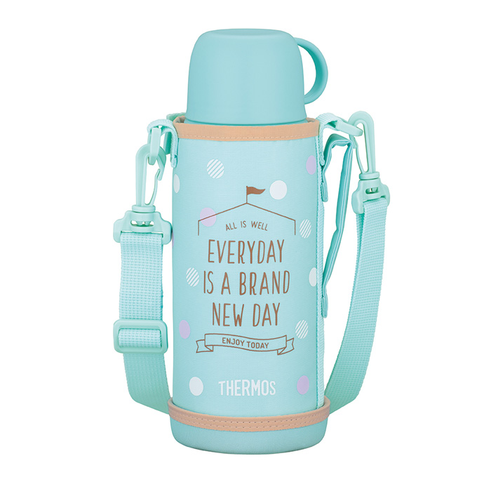 サーモス 真空断熱2ウェイボトル 800ml ミントベージュ FJJ-802WF-MBE 水筒 スポーツボトル