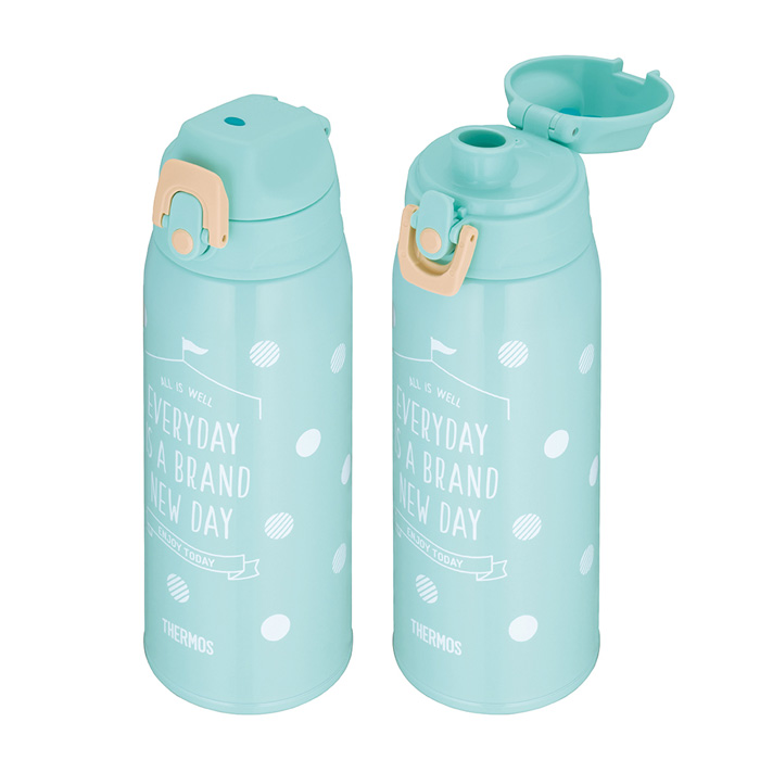サーモス 真空断熱2ウェイボトル 800ml ミントベージュ FJJ-802WF-MBE 水筒 スポーツボトル