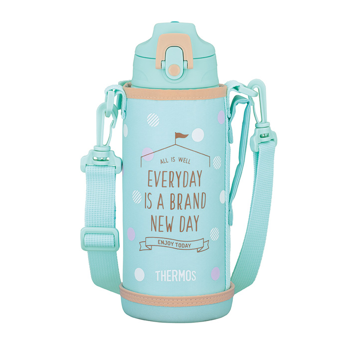 サーモス 真空断熱2ウェイボトル 800ml ミントベージュ FJJ-802WF-MBE 水筒 スポーツボトル