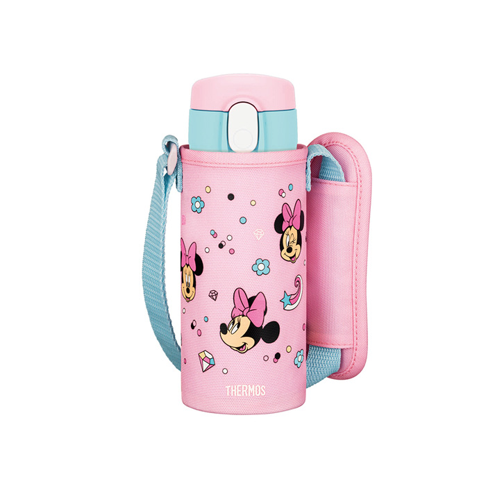 サーモス 真空断熱ストローボトル 0.41L ピンクブルー ミニー FJV-400FDS-P-BL ディズニー 水筒 ストロータイプ